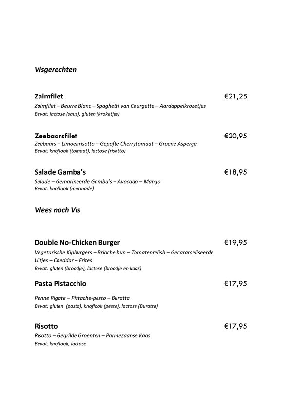 Menukaart pagina 3