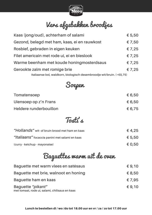 Lunchkaart